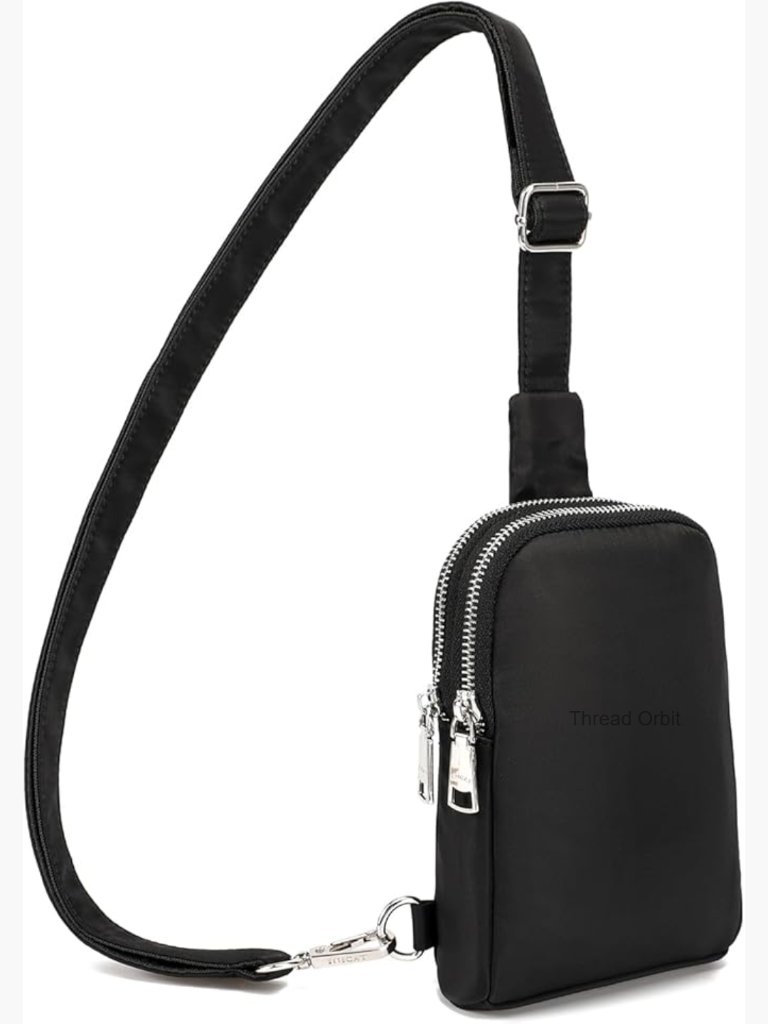Nylon Crossbody Sling Bag With Rfid Travel Purse